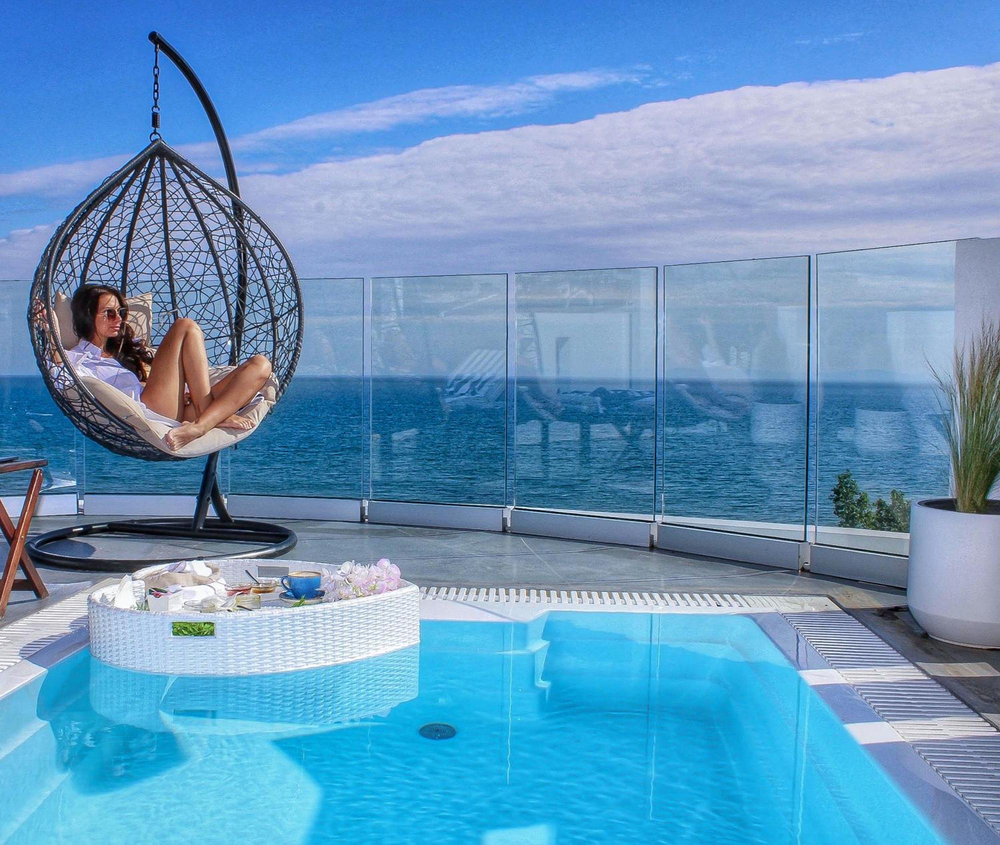 Panorama Suites & Spa - Adults Only Stómion 外观 照片