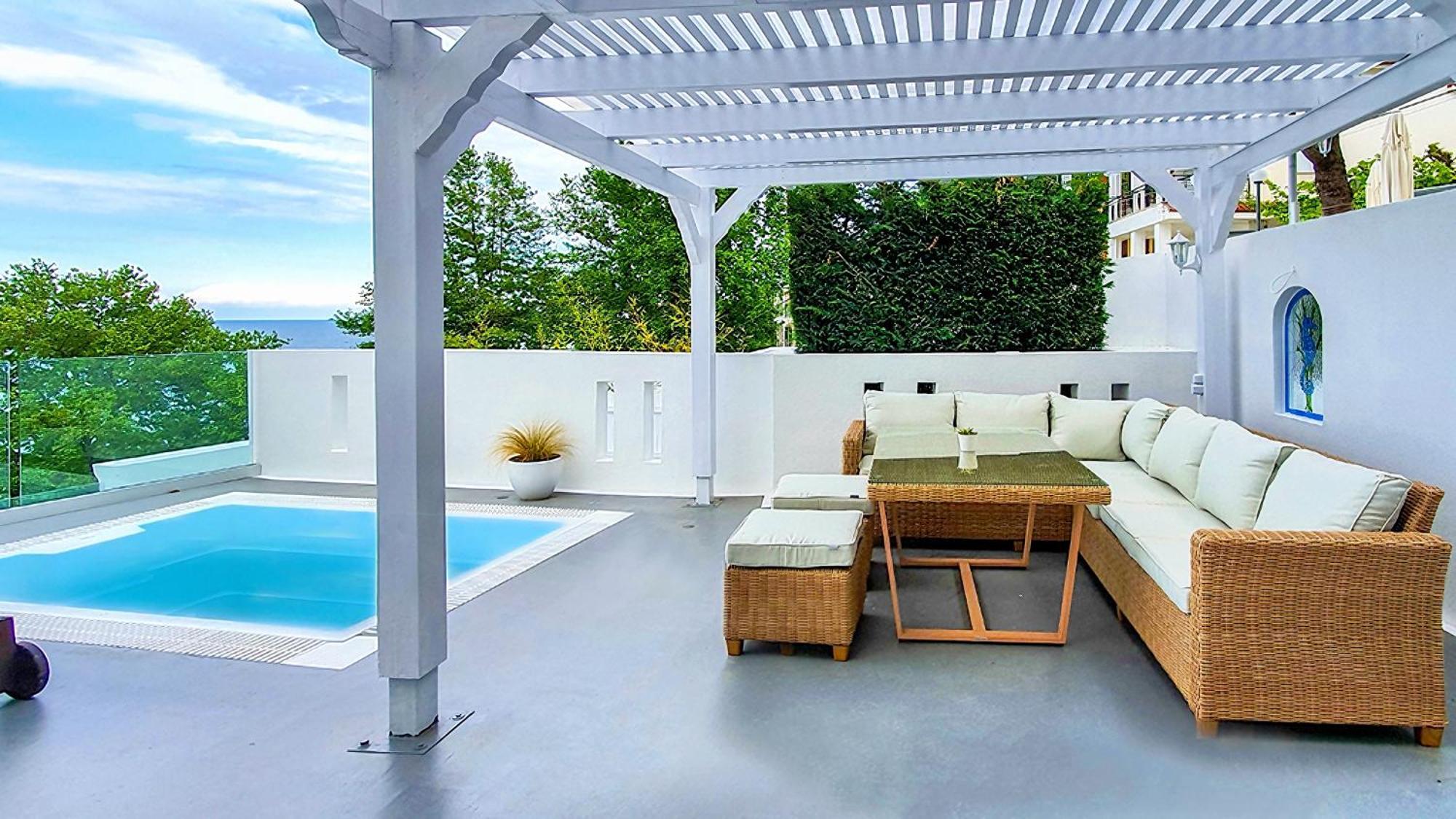 Panorama Suites & Spa - Adults Only Stómion 客房 照片