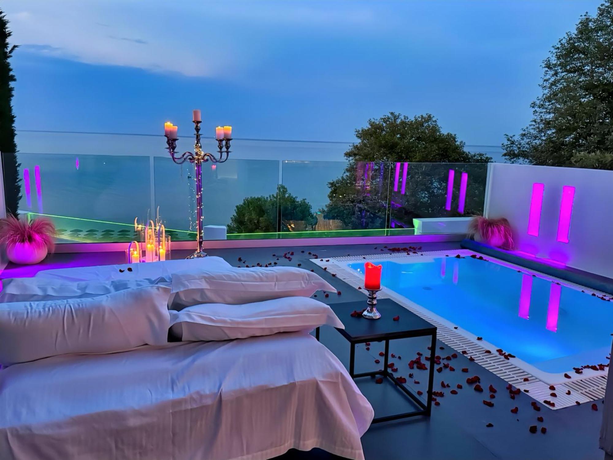 Panorama Suites & Spa - Adults Only Stómion 客房 照片