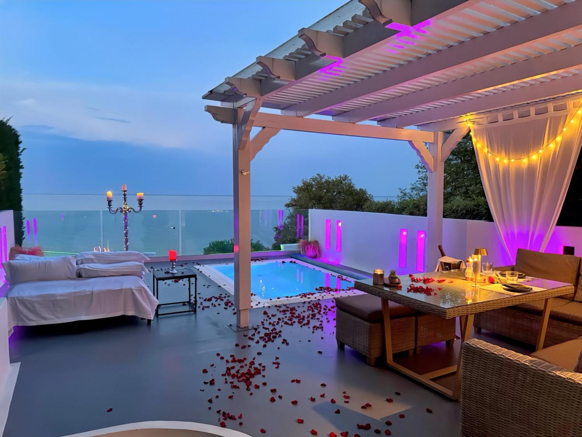 Panorama Suites & Spa - Adults Only Stómion 客房 照片