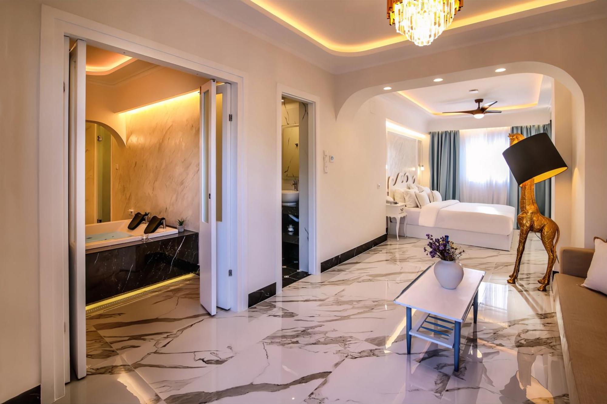 Panorama Suites & Spa - Adults Only Stómion 客房 照片