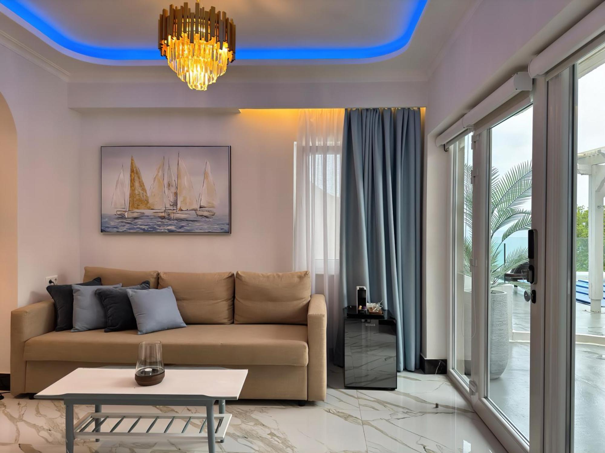 Panorama Suites & Spa - Adults Only Stómion 客房 照片