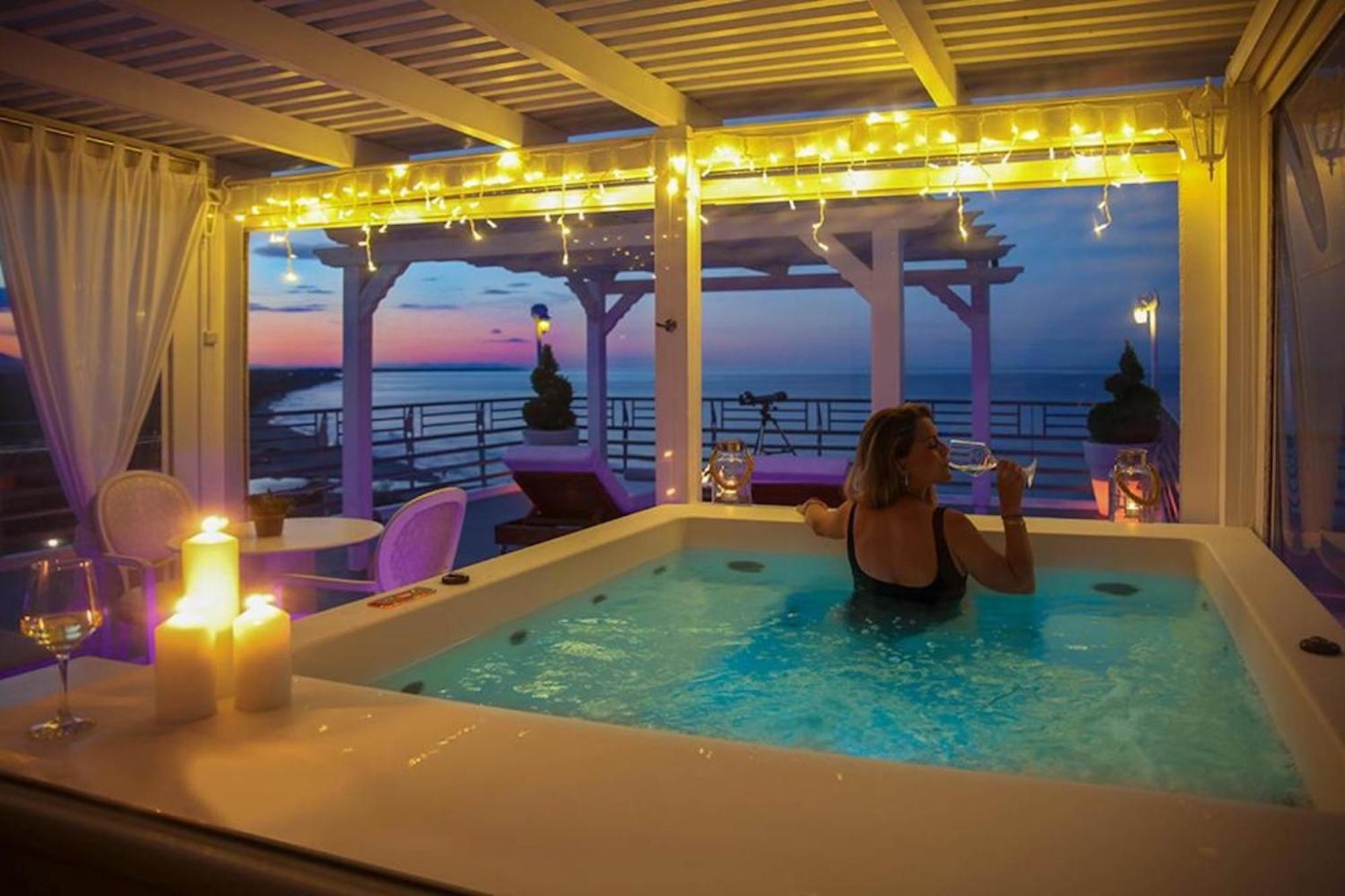 Panorama Suites & Spa - Adults Only Stómion 客房 照片